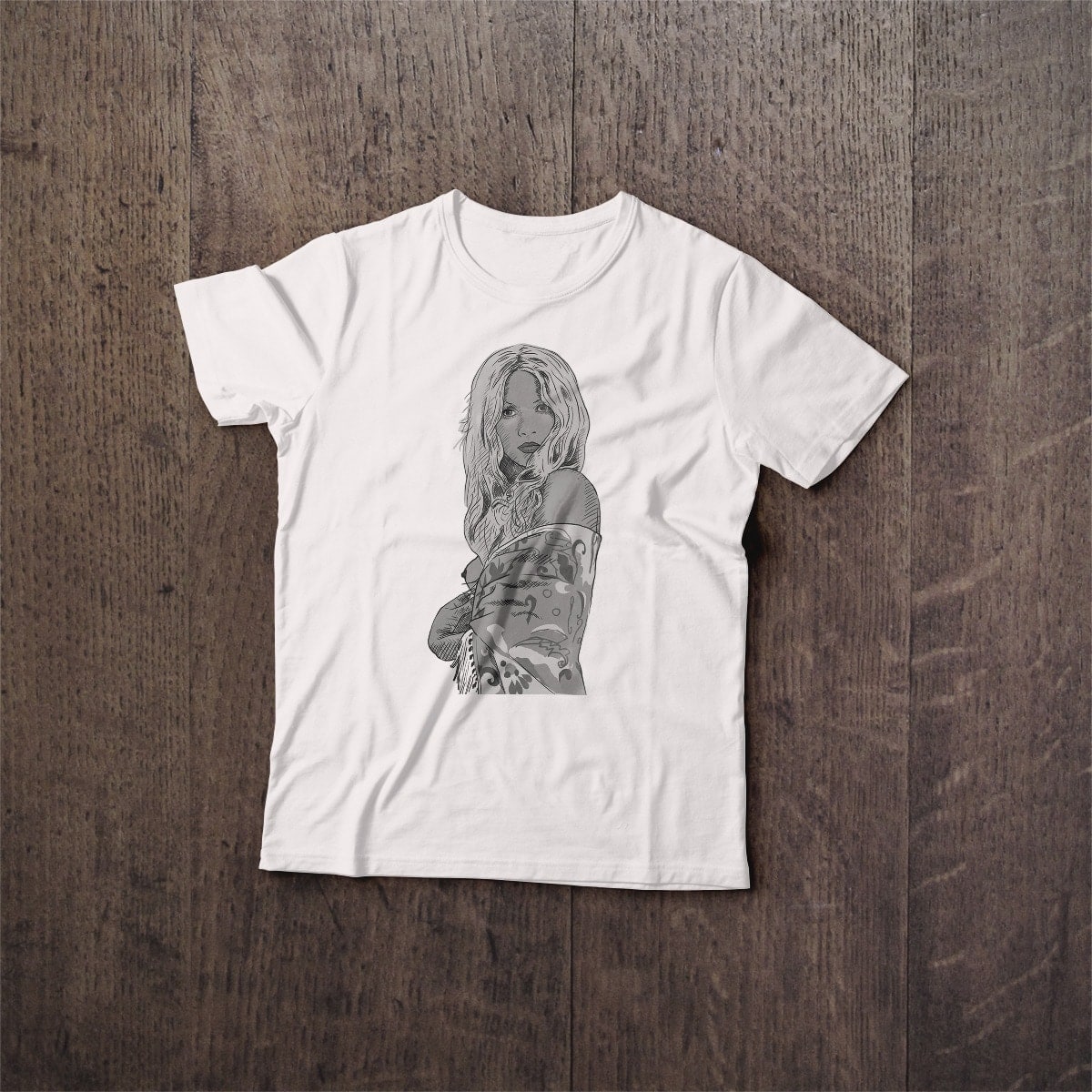 T Shirt Men Cartoon Yipe Tee Spanish Girl
