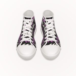 High-Top -Sneakers Break The Rules, White Sole, Front Side,