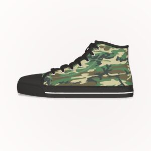 High-top Sneakers Camo Canvas, Right Side