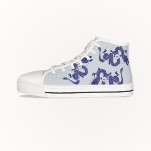 High-Top Sneakers Blue Dragon, Right Side