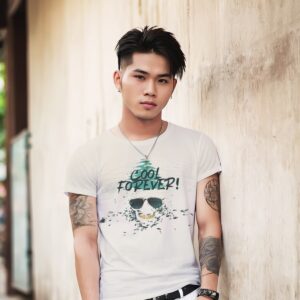 Printed 3D T Shirt For Men, Cool Forever