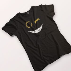 Printed T-shirt for men with Smiley Face