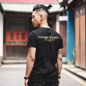 T-shirt for men unisex Yipe brand tee, black