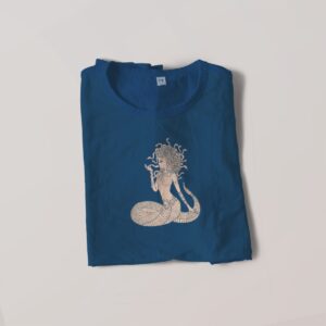 T-shirt for women with vintage medusa print