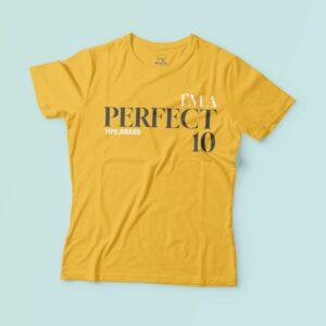 Printed T Shirt Women A Perfect 10