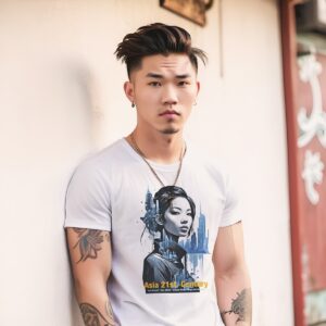 Printed T Shirt Men 3d Tee Asia 21st Century