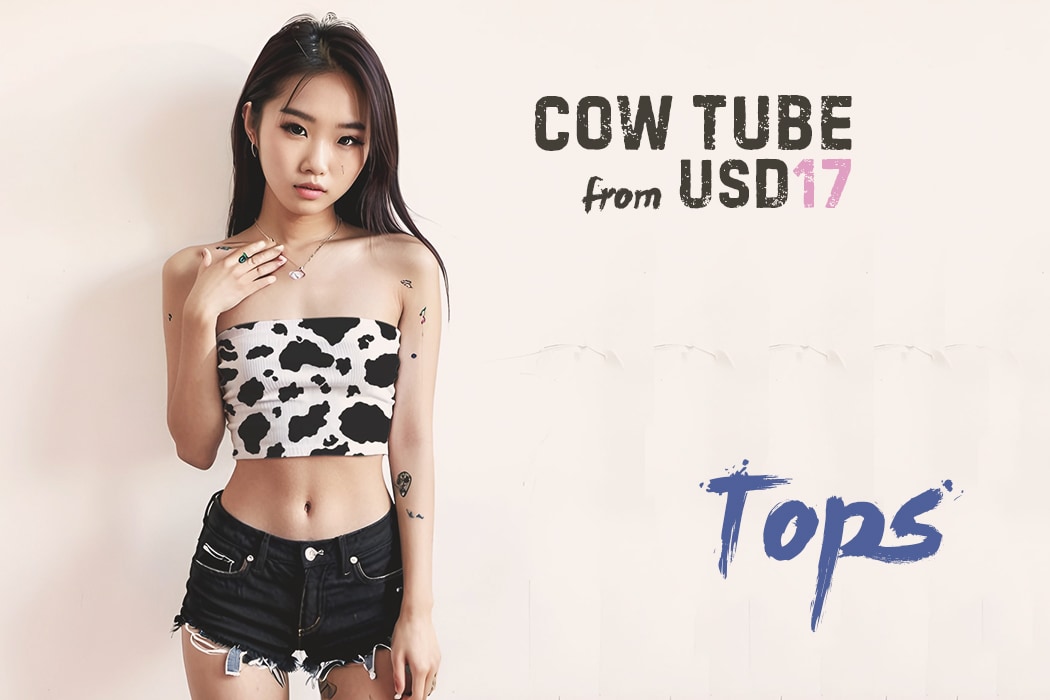 crop tops, tube tops and tank tops for women