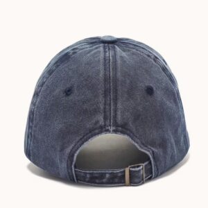 Classic Sandwashed Cotton Baseball Cap Blue