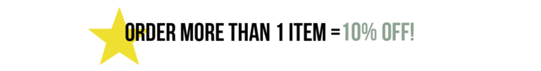 order more than one product and get a 10% discount
