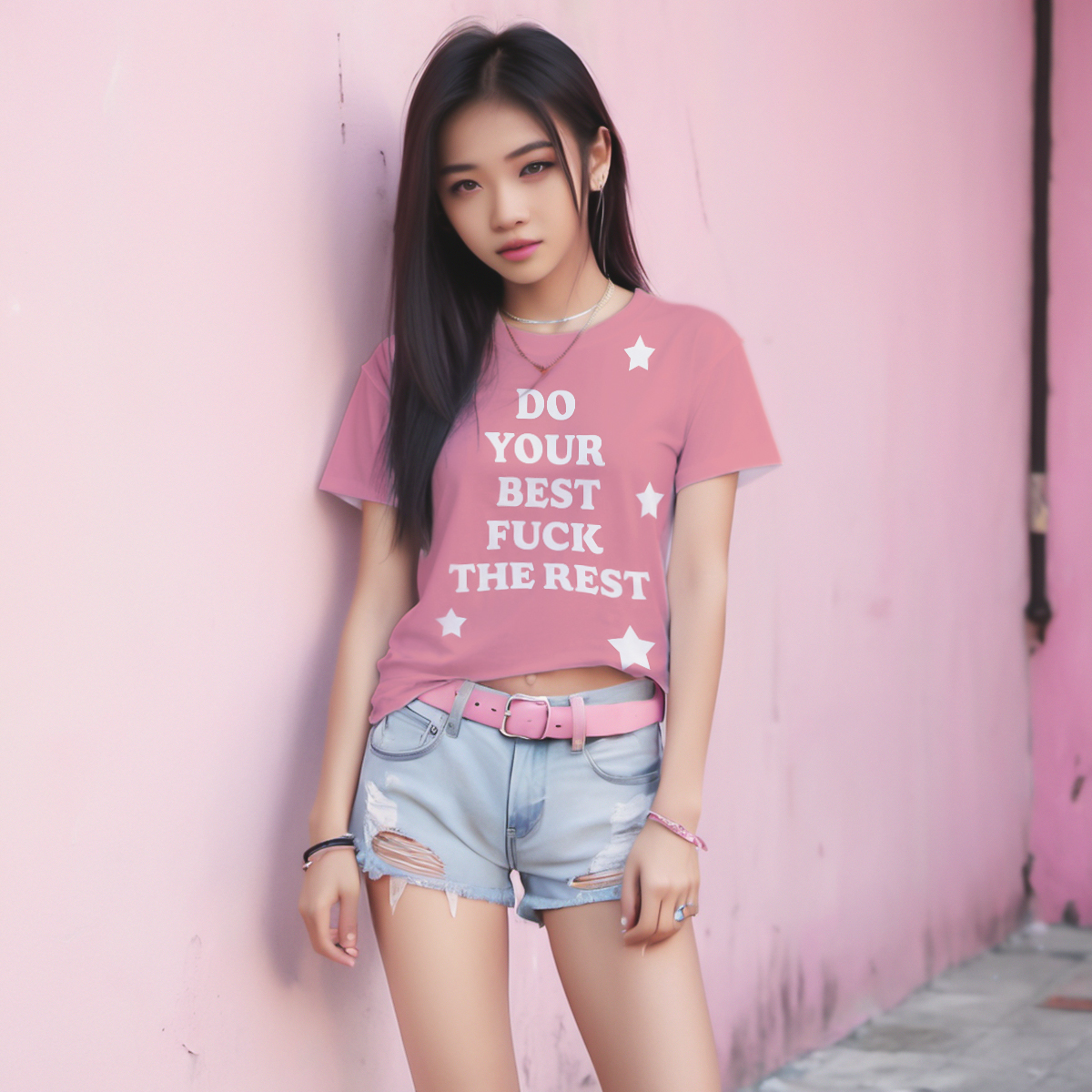 T Shirt Women 3d Tee Do Your Best Fuck The Rest