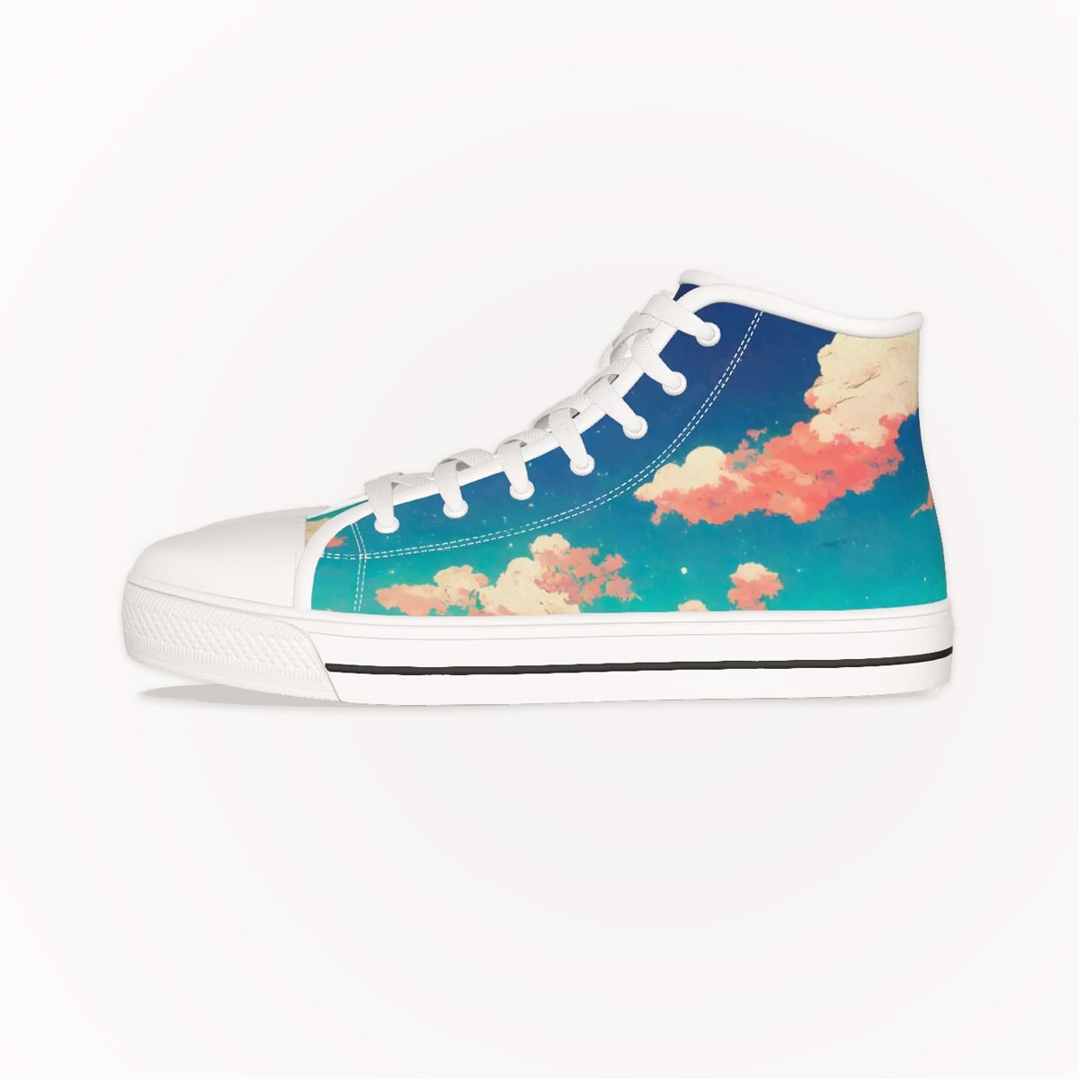 High Top Sneakers Manga Skies Right Side