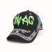 Caps 3D embroidery street fashion cotton baseball cap swag black