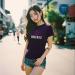 T Shirt Women Yipe Graphic Tee Brand New Bitch Color Purple