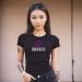 T Shirt Women Yipe Tee Brand New Bitch Color Black
