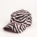 Baseball Cap Pink Zebra Pattern