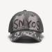 Caps graffiti curved brim denim base ball cap color grey