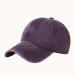 Classic Sandwashed Cotton Baseball Cap Dark Purple