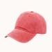 caps-plain-baseball-snapback-cap-sandwashed-cotton-classic-cap-orange