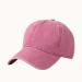 Classic Sandwashed Cotton Baseball Cap Pink