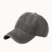 Classic Sandwashed Cotton Baseball Cap Grey