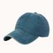 Classic Sandwashed Cotton Baseball Cap Sapphire
