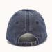 Classic Sandwashed Cotton Baseball Cap Blue