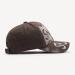 Caps graffiti curved brim denim base ball cap side view
