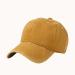 Classic Sandwashed Cotton Baseball Cap Yellow