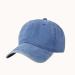 Classic Sandwashed Cotton Baseball Cap Light Blue