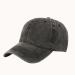 Classic Sandwashed Cotton Baseball Cap Black
