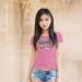 Printed T-shirt women Chicha Chicka print, pink