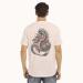 T-shirt for men with Chinese dragon, pink color