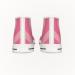 Footwear Women High Top Canvas Shoe Pink Heart Back Side