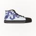 High-Top Sneakers Blue Dragon Black Sole Left Side