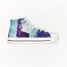 Footwear Women High Top Sneakers Space Girl, Left Side