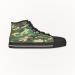 High-top Sneakers Camo Canvas ,Left Side