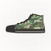Footwear Hightop Canvas Sneakers Camo Canvas, Right Side