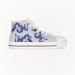 High-Top Sneakers Blue Dragon, Left Side