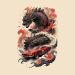 Godzilla print