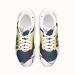 Low-Top sneakers with Mesh Top Lining and Md Sole, Blue Octopus print, Top view