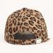 Baseball Cap Dark Leopard Pattern Backside
