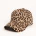 Baseball Cap Dark Leopard Pattern Print