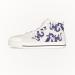 High Top Sneakers Blue Dragon White Color Right Side