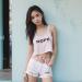 Tops Women Loose Cropped Tank Top Dope