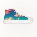 High Top Sneakers Manga Skies Left Side