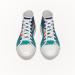 High Top Sneakers Manga Skies Front Side