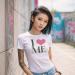 T Shirt Women Classic cotton Tee I Heart Me