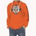 Hoodie Men Double Zip Hoodie Japanese Tiger Head Print